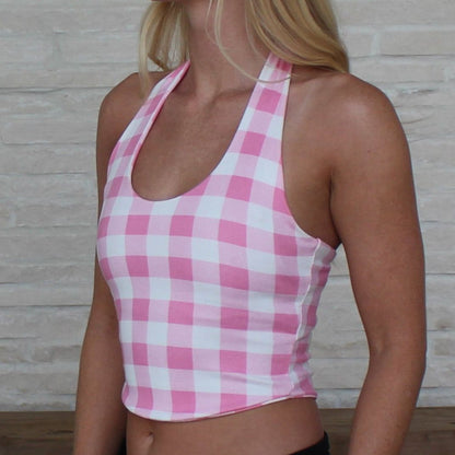 The Picnic Top (Navy Polka)