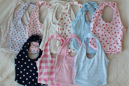 The Picnic Top (White Strawberry)