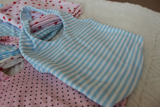 Picnic Top (Blue Stripe)