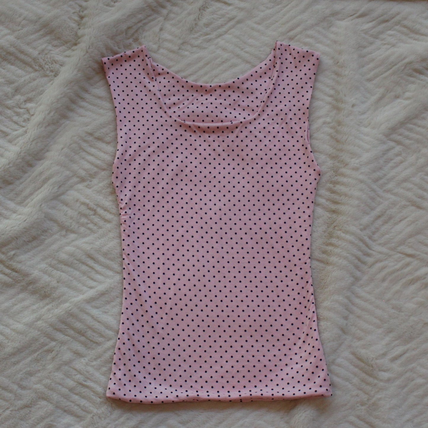 Pink Polka Dot G-Tank