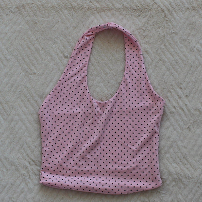 The Picnic Top (Pink Polka)