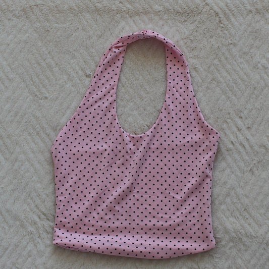 The Picnic Top (Pink Polka)